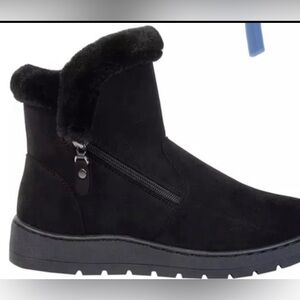 Lands' End Black Textured Sole Footwear
